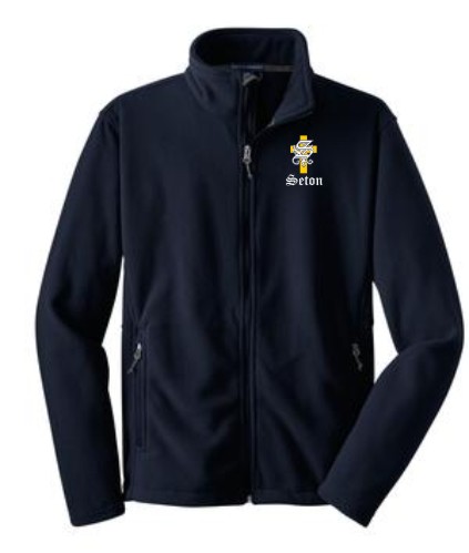 14.) Seton Uniform F217 Embroidered Fleece Jacket - Rdp Sports Plus, Inc.