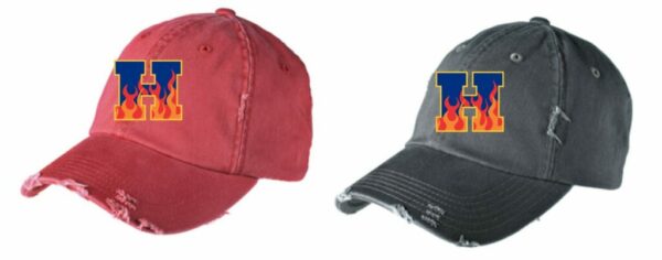 24.) Hudson Heat DT600 Embroidered Distressed Cap