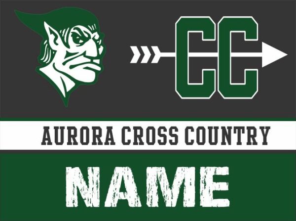 26.) Aurora HS/MS Cross Country Yard Sign