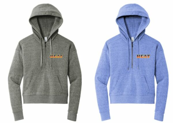 16.) Hudson Heat DT1311 Embroidered Women’s Perfect Tri® Fleece 1/2-Zip Pullover