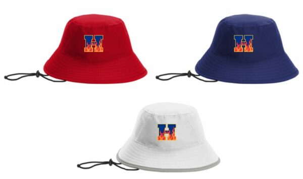 22.) Hudson Heat NE800 Embroidered Bucket Hat