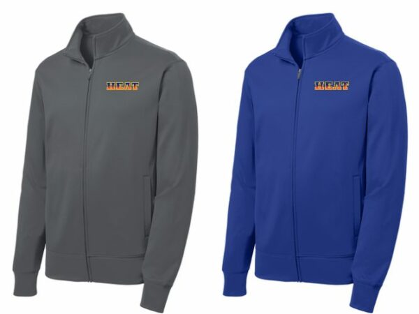 20.) Hudson Heat st241 Embroidered Fleece Full-Zip Jacket