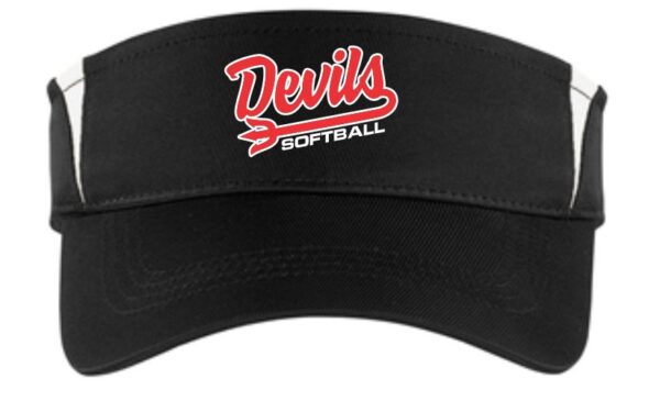 13.) Crestwood Softball STC13 Embroidered Dry Zone® Colorblock Visor