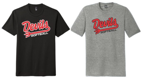 08.) Crestwood Softball DM130 Perfect Tri® Crew S/S Tee