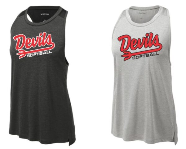 09.) Crestwood Softball LST466 S/S Ladies Endeavor Tank