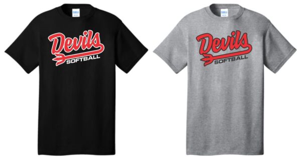 01.) Crestwood Softball PC54 S/S Cotton Tee