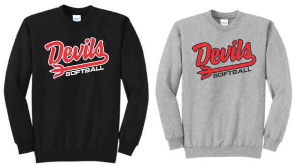 03.) Crestwood Softball PC78 Cotton Crewneck