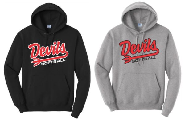 04.) Crestwood Softball PC78H Cotton Hoodie