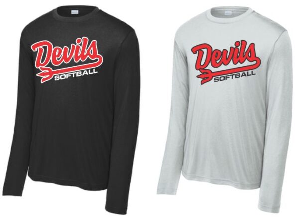 06.) Crestwood Softball ST350LS L/S Dri-Fit Tee