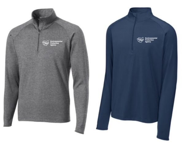 16.) Ohio EPA ST850 Embroidered Sport-Tek Dri-Fit Stretch 1/2-Zip Pullover