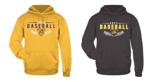 09.) Memorial Baseball 1454 Dri-Fit Hoodie