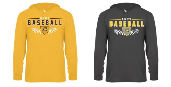 08.) Memorial Baseball 4105 TEE DRI-FIT de B-Core L/S Hood