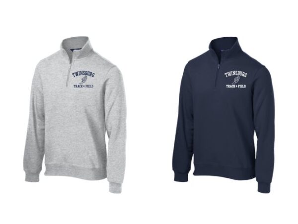 17.) Twinsburg High School Track and Field ST253 Embroidered Cotton 1/4 Zip