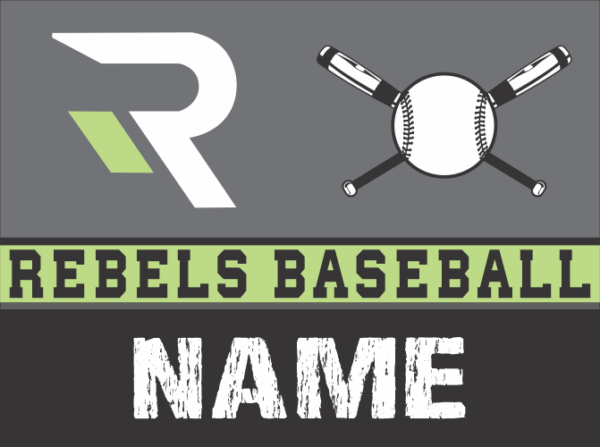 19.) Twinsburg Rebels Baseball Yard Sign