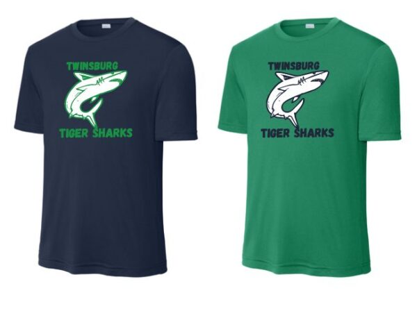 06.) Twinsburg Tiger Sharks ST350 S/S Dri-Fit Tee