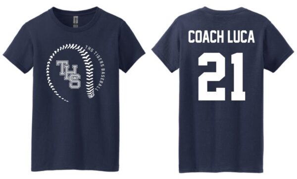 19.) Twinsburg Baseball Memorial Tee 5000L S/S Ladies Style Tee