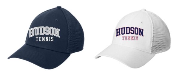 24.) Hudson Girls Tennis NE1020 Embroidered Mesh Stretch Fit Baseball Hat