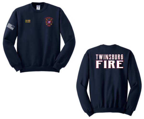 06.) Twinsburg Fire 562M NuBlend® Crewneck Sweatshirt