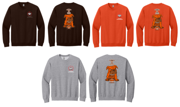 06.) Browns Backers 18000 Cuello redondo de algodón.