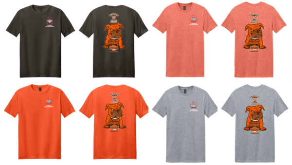 01.) Browns Backers 64000 Camiseta de algodón s/s algodón