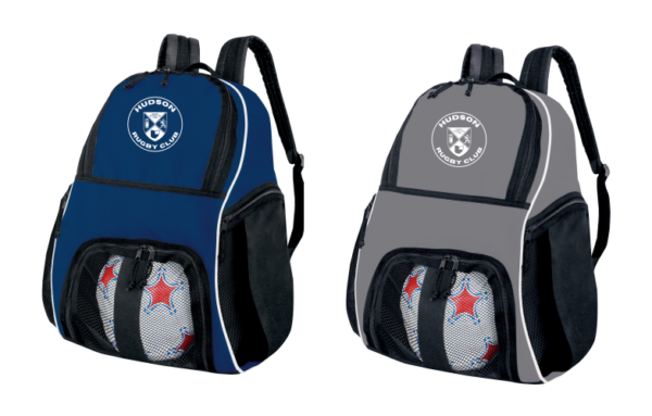 40.) Hudson Rugby Club 327850 Embroidered Backpack