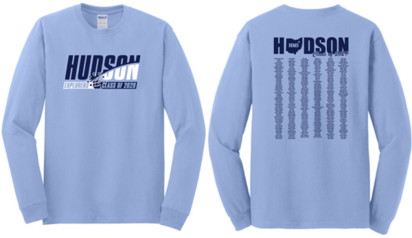 02.) Hudson Middle School Class of 2029 54000 Cotton L/S Tee