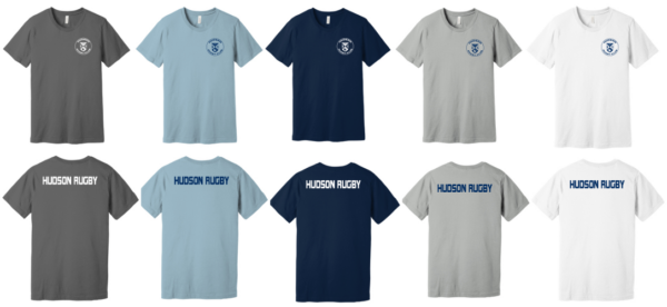 10B.) Hudson Rugby Club BC3001 BELLA+CANVAS ® Unisex Jersey Short Sleeve Tee