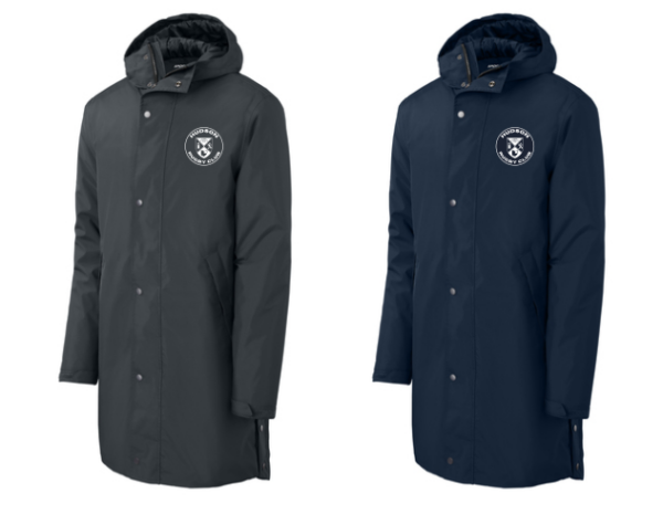 31.) Hudson Rugby Club JST55 Embroidered Waterproof Insulated Sideline Parka