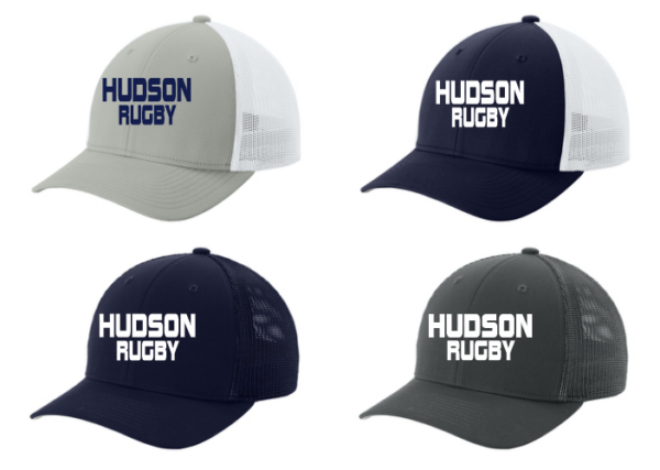 32.) Hudson Rugby Club ST60 Embroidered Stretch-Tek Mesh Back Cap