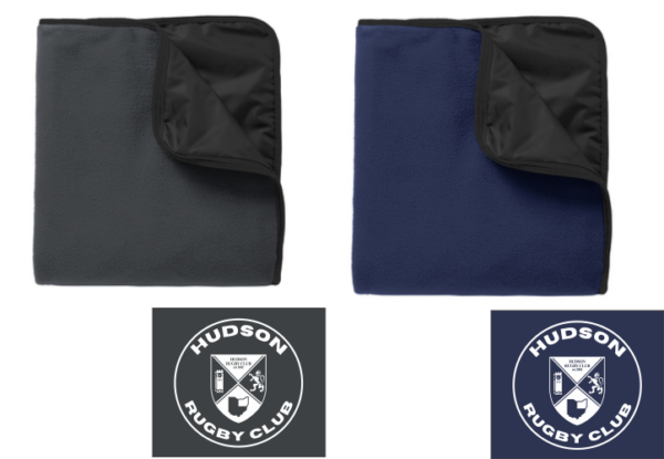 38.) Hudson Rugby Club tb850 Embroidered Waterproof Picnic Blanket