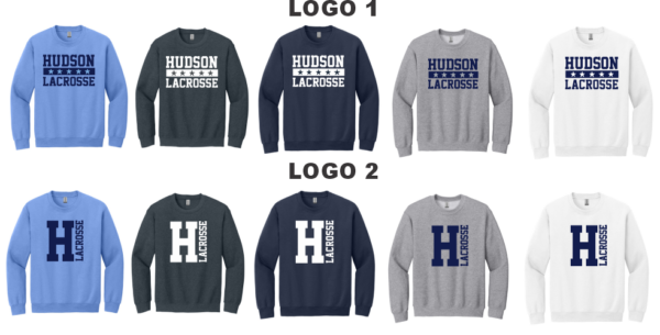 03.) Hudson High School Track and Field 18000 Cotton Crewneck