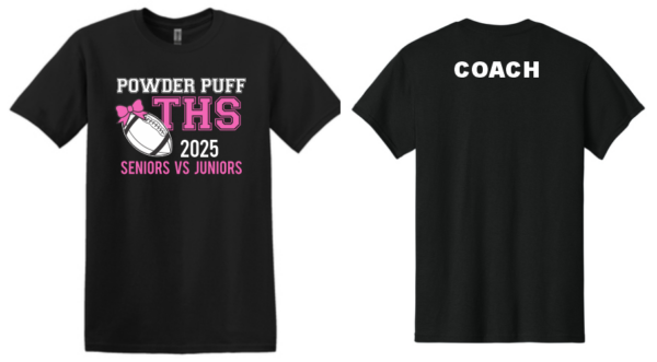 03.) THS Powderpuff 5000 S/S Cotton Tee *Senior Tee* (Coach)