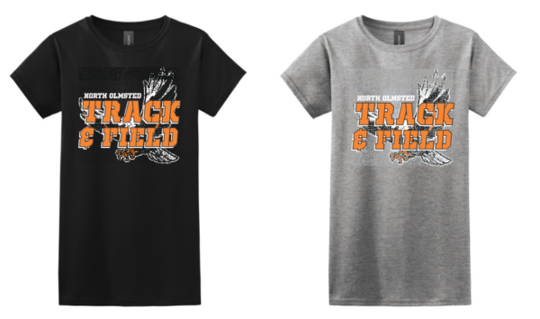 06.) North Olmsted High School Track & Field 64000L S/S Softstyle Ladies Tee