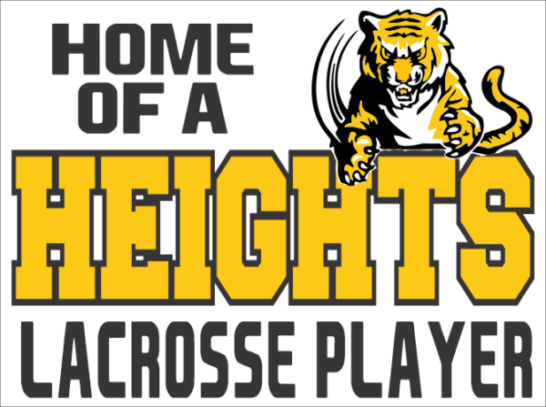 46.) Cleveland Heights LAX Yard Sign