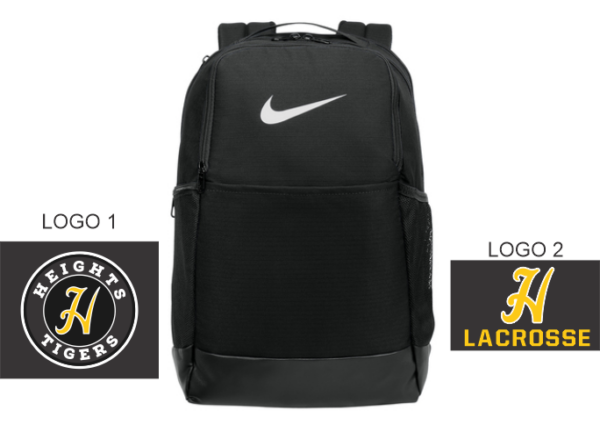 36.) Cleveland Heights LAX NKDH7709 Embroidered Nike Brasilia Medium Backpack