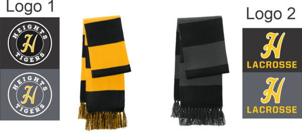 39.) Cleveland Heights LAX STA02 Embroidered Scarf