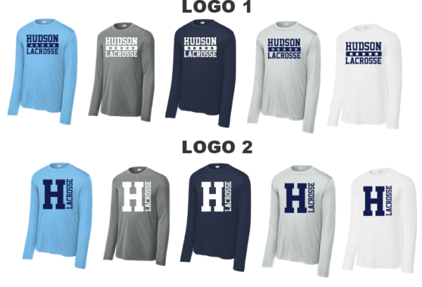 06.) Hudson High School Girls Lacrosse ST350LS L/S Dri-Fit Tee