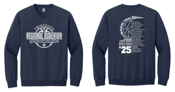 04.) Twinsburg Girls Basketball Regional Qualifiers 18000 Cotton Crewneck