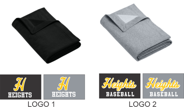 43.) Cleveland Heights Baseball Spiritwear 18900 Sweatshirt Blanket