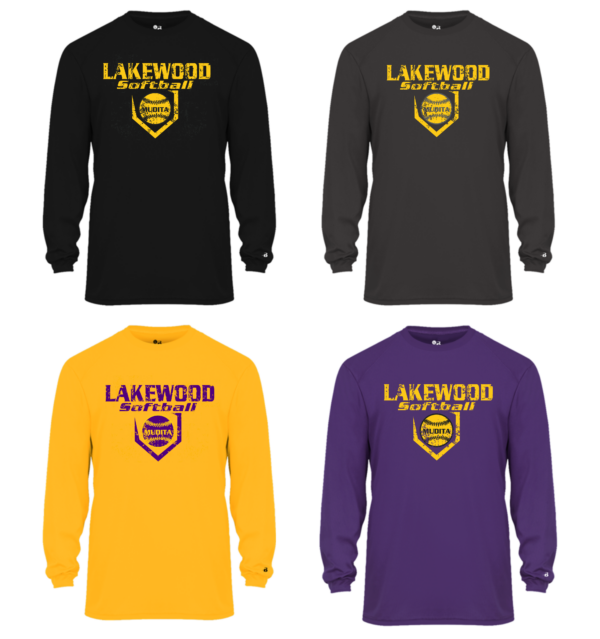 07.) Lakewood Softball 4104 L/S Dri-Fit Tee