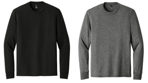 08.) Cleveland Heights Baseball DM132 Perfect Tri® Crew L/S Tee
