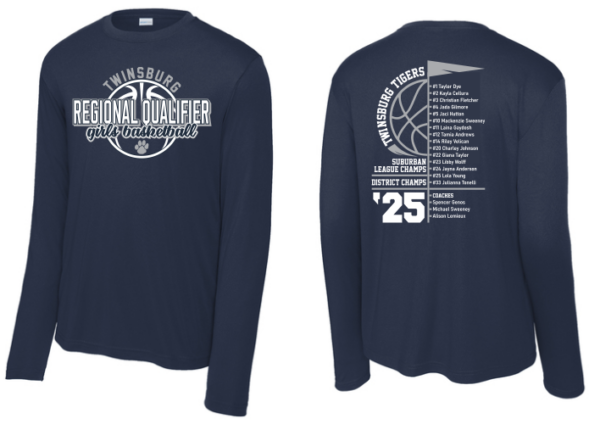 10.) Twinsburg Girls Basketball Regional Qualifiers ST350LS L/S Dri-Fit Tee