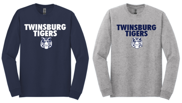 02.) Twinsburg Tigers Apparel 54000 Algodón l/s tee