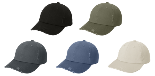 26.) Calle. Basil Golf Outing DT600 Embroidered Distressed Cap