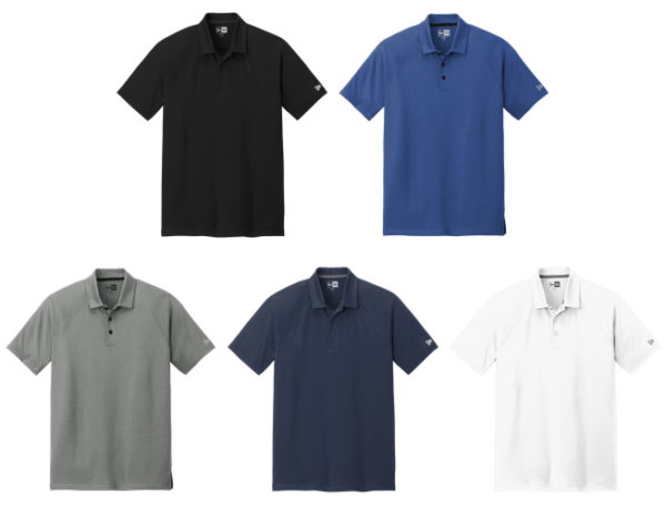 22.) Calle. Basil Golf Outing NEA225 Embroidered New Era Power Polo