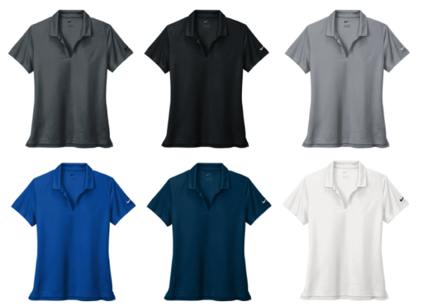 18.) Calle. Basil Golf Outing NKDC1991 Embroidered Nike Ladies Dri-FIT Micro Pique 2.0 Polo