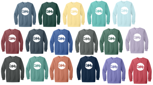 03.) Camp Staff 1566 Comfort Colors Ring Spun Crewneck Sweatshirt