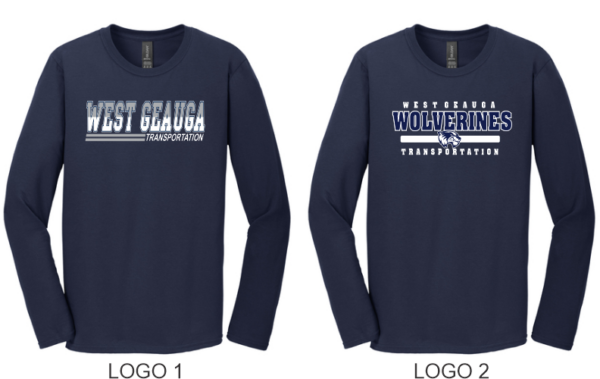 02.) West Geauga Transportation 64400 Softstyle L/S Tee