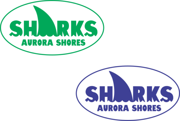 13.) Aurora Shores Swim Team 5' Inch Choice Decal