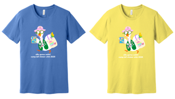 04.) BFF Sticker Club Camp BC3001 BELLA+CANVAS ® Unisex Jersey Short Sleeve Tee
